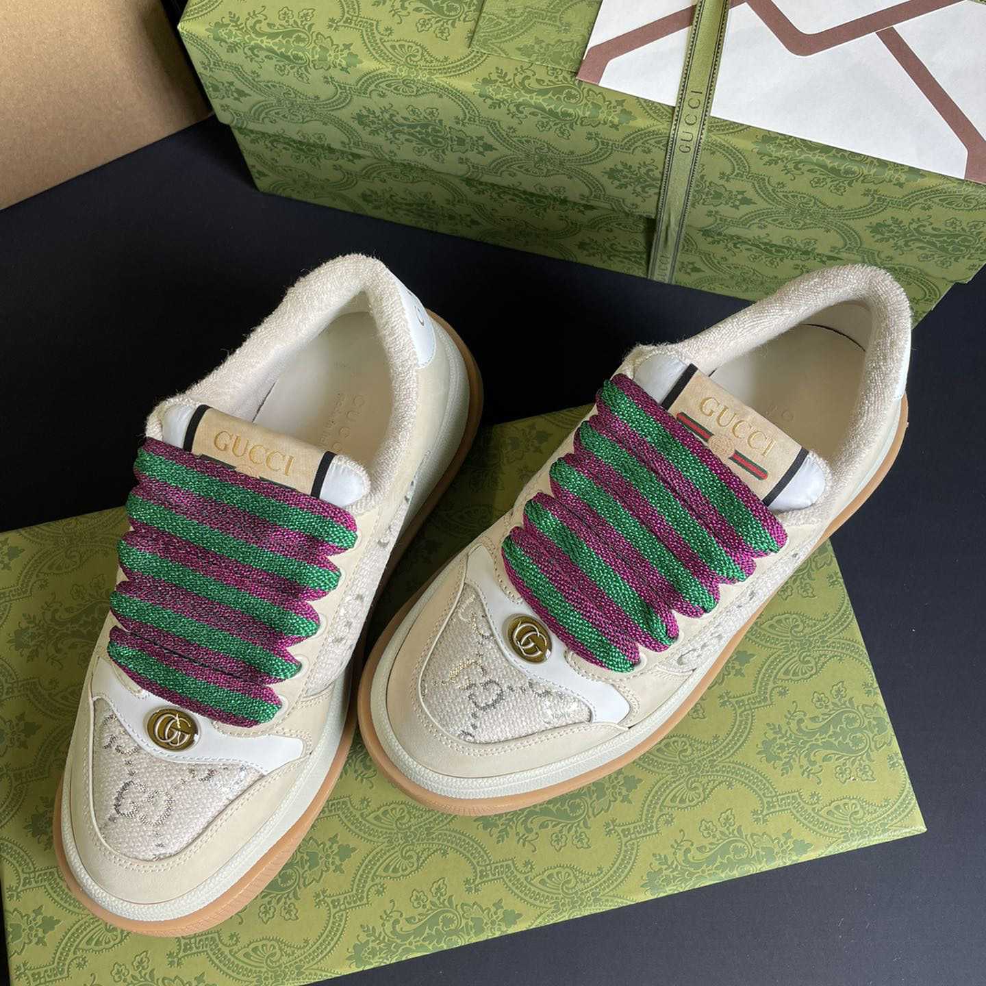 Gucci Women's Screener Sneaker - PerfectKickZ
