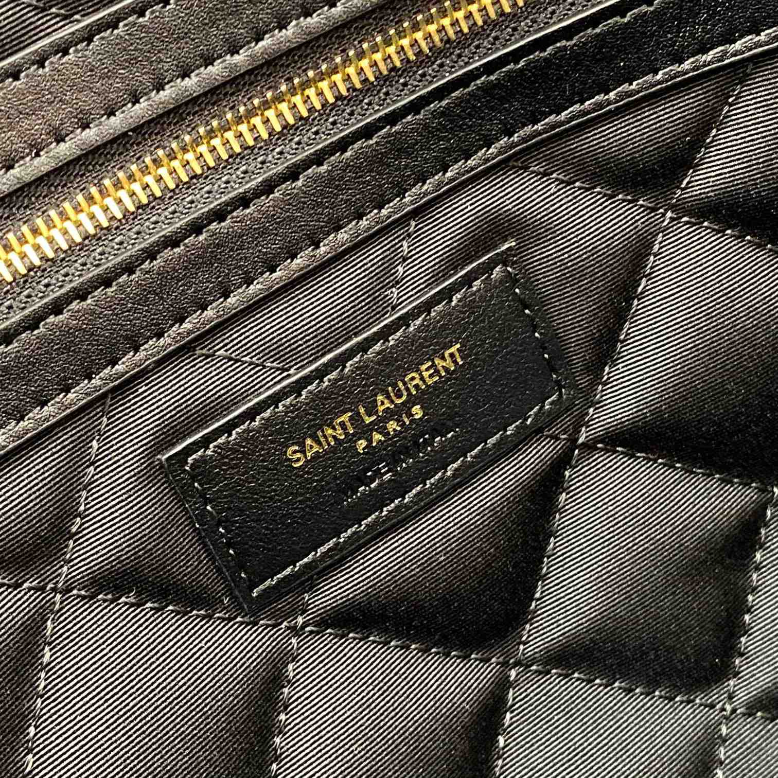 Saint Laurent ES Giant Travel Bag In Quilted Leather - PerfectKickZ