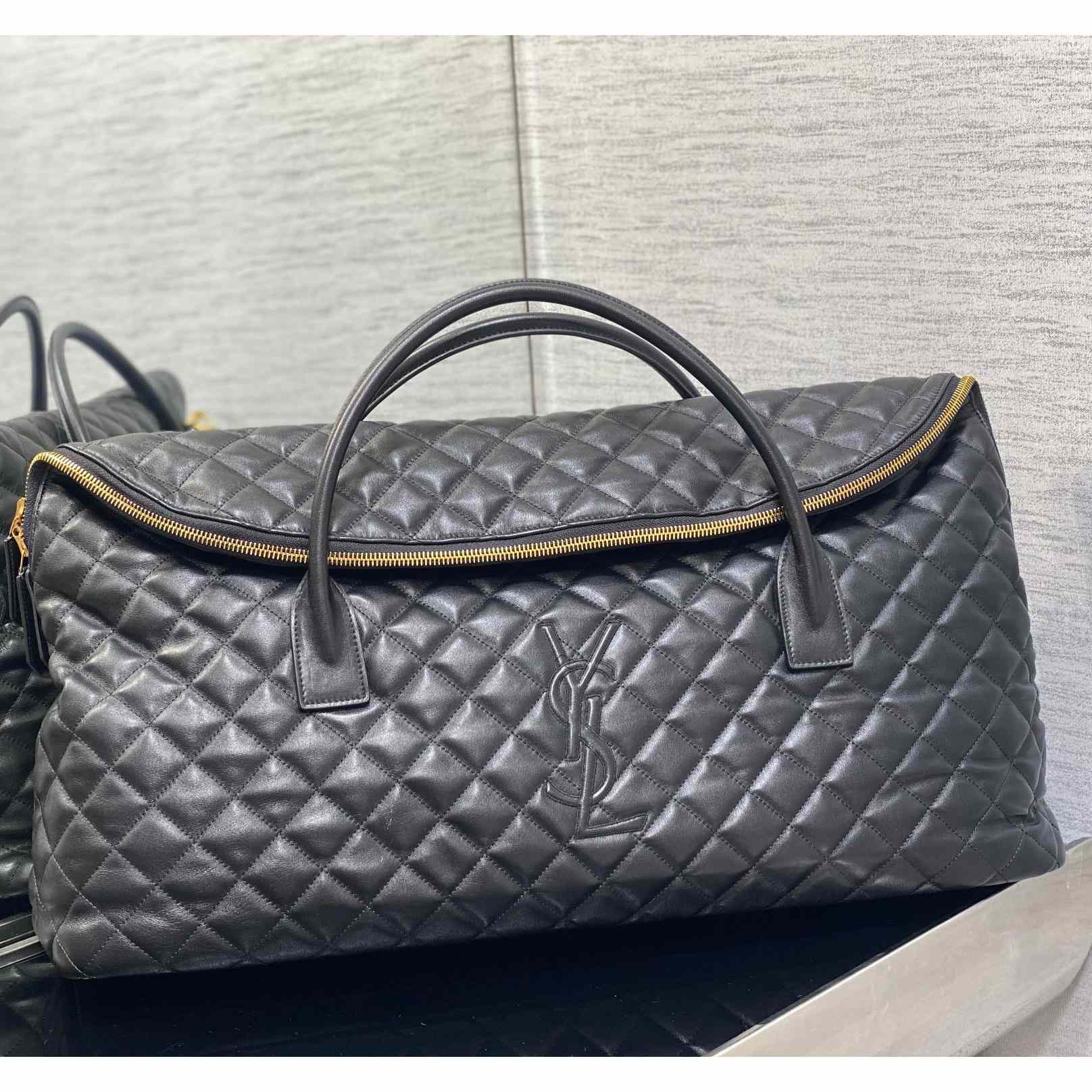 Saint Laurent ES Giant Travel Bag In Quilted Leather - PerfectKickZ