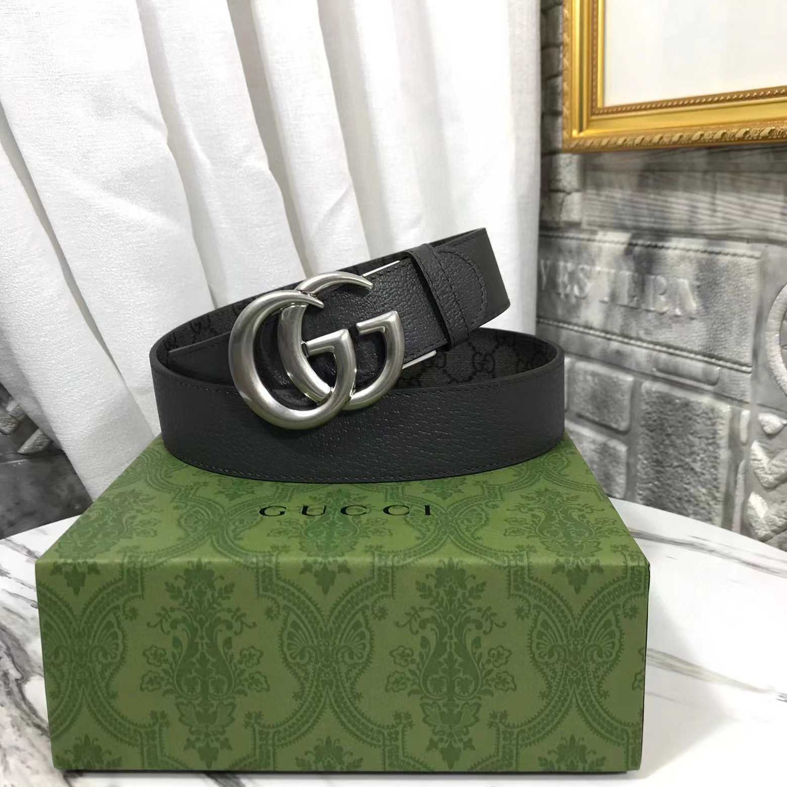 Gucci GG Marmont Reversible Belt - PerfectKickZ