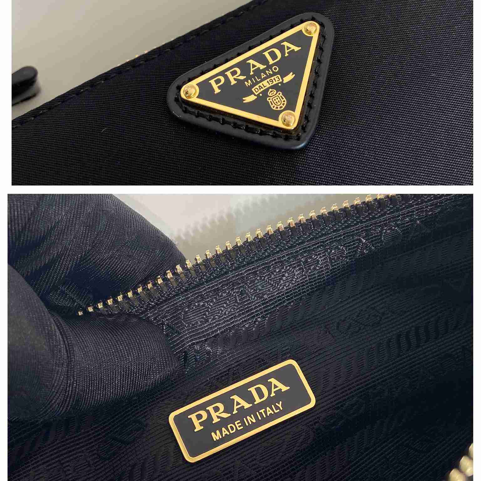 Prada Re-Edition 2002 Re-Nylon And Brushed Leather Shoulder Bag - PerfectKickZ