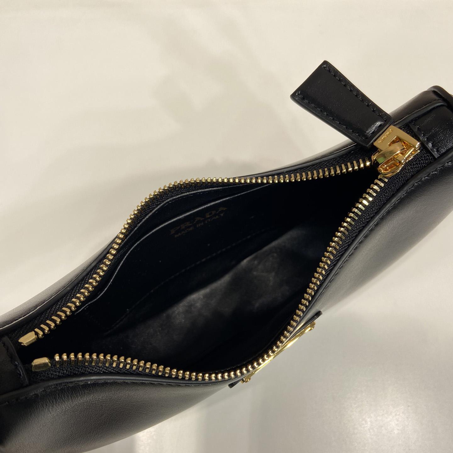 Prada Arqué Leather Mini Shoulder Bag - PerfectKickZ