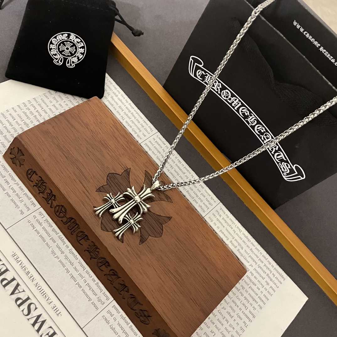 Chrome Heart Necklace   - PerfectKickZ