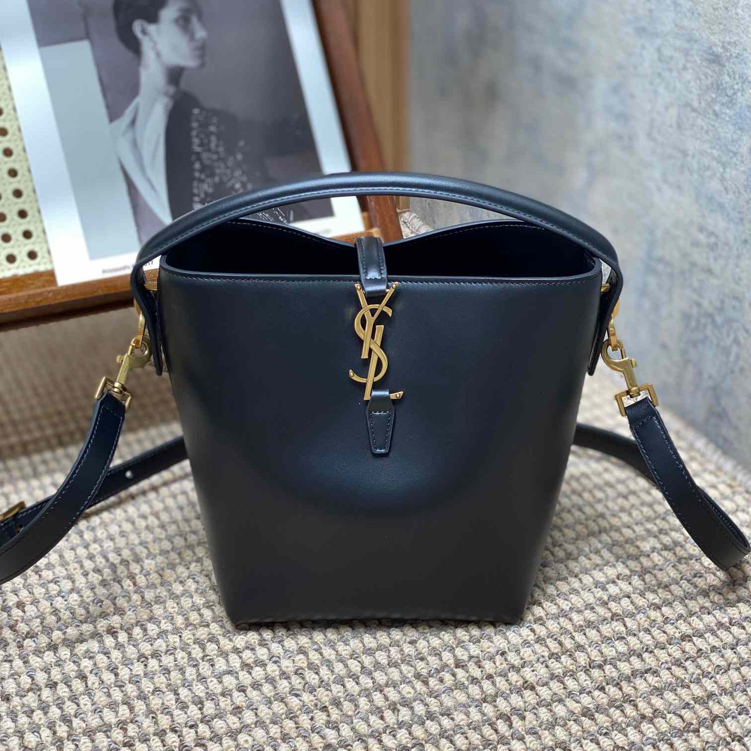 Saint Laurent Le 37 Small In Shiny Leather - PerfectKickZ
