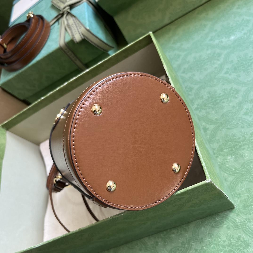Gucci Ophidia Mini Bucket Bag  (11.5x23x8cm) - PerfectKickZ