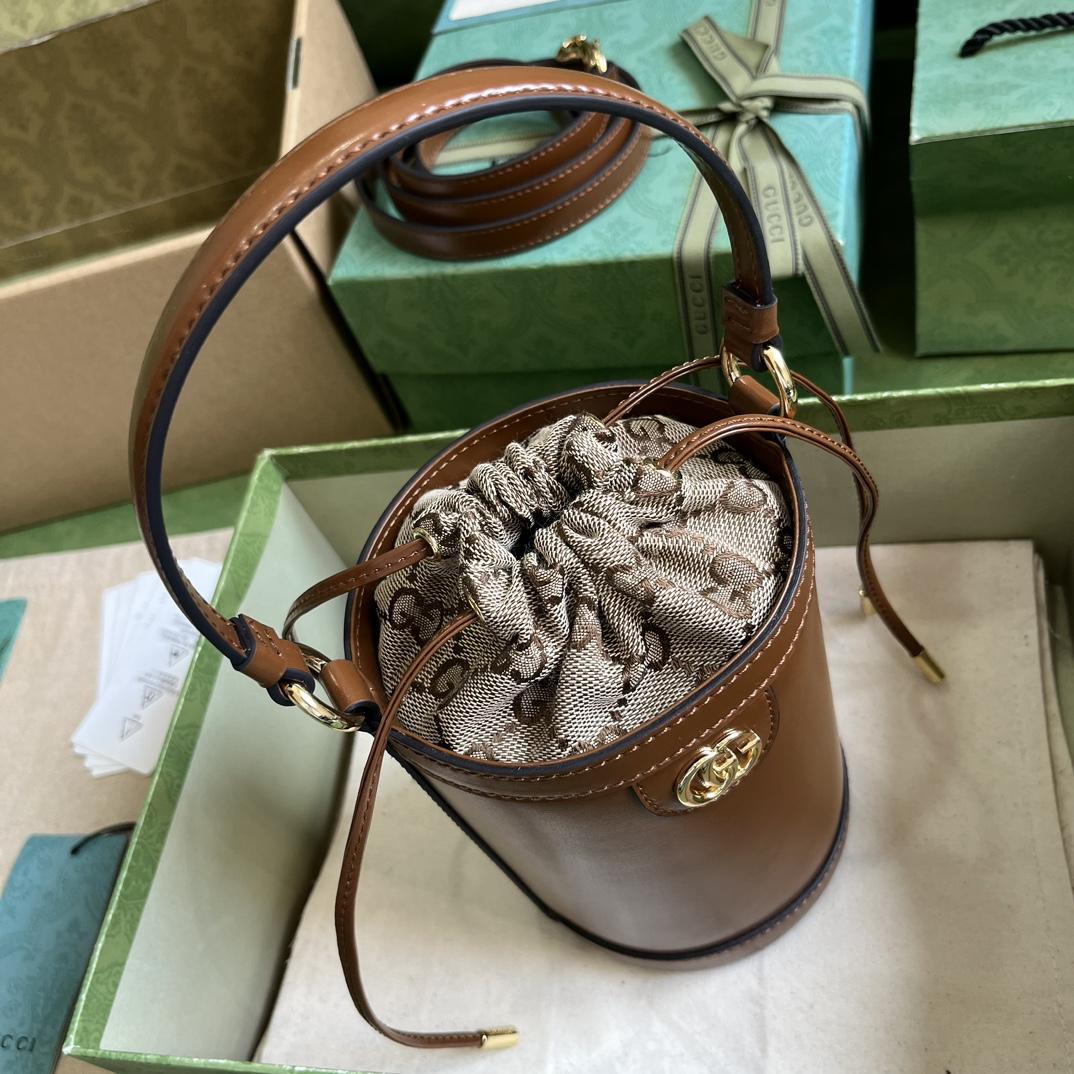 Gucci Ophidia Mini Bucket Bag  (11.5x23x8cm) - PerfectKickZ