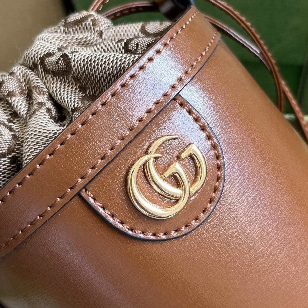 Gucci Ophidia Mini Bucket Bag  (11.5x23x8cm) - PerfectKickZ