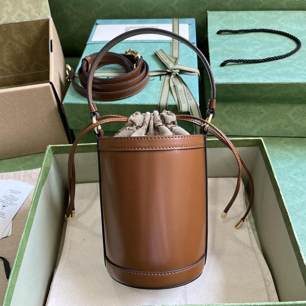Gucci Ophidia Mini Bucket Bag  (11.5x23x8cm) - PerfectKickZ