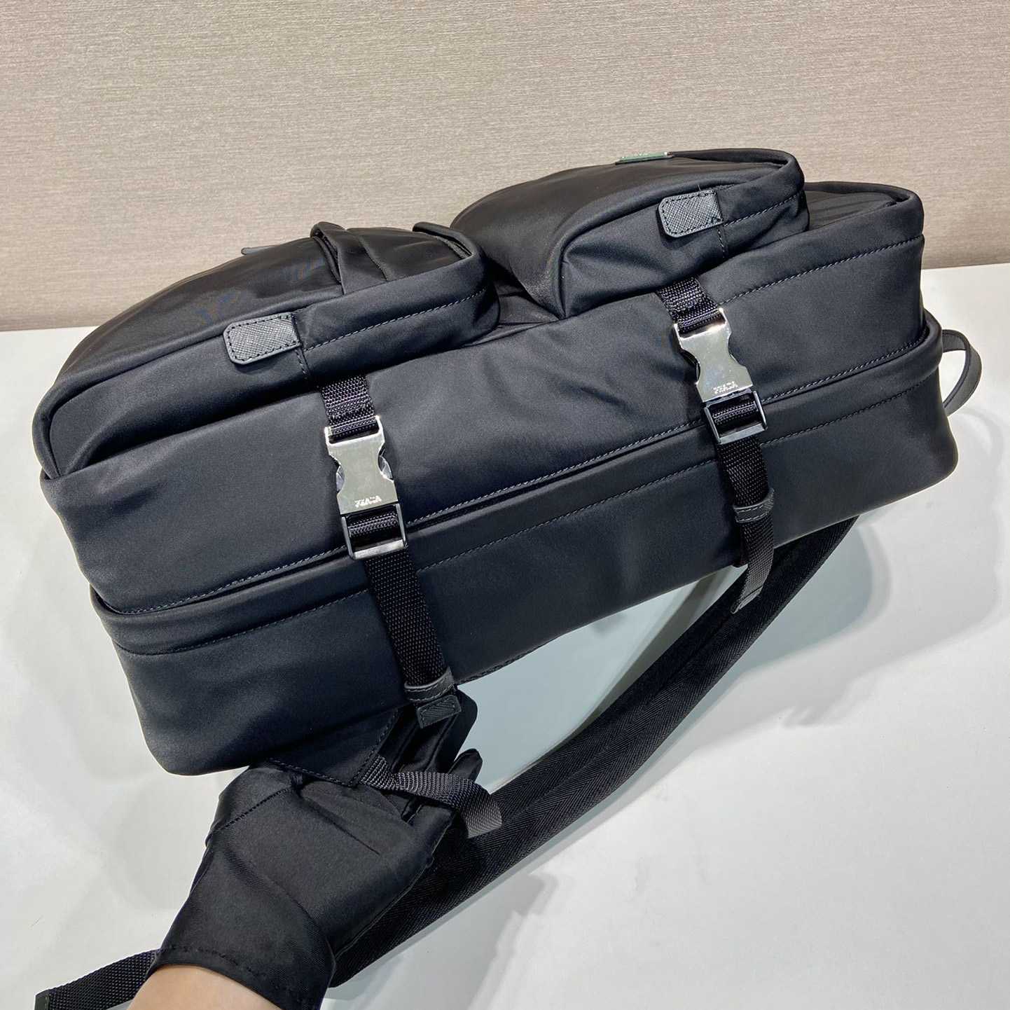 Prada Re-Nylon And Saffiano Leather Backpack - 