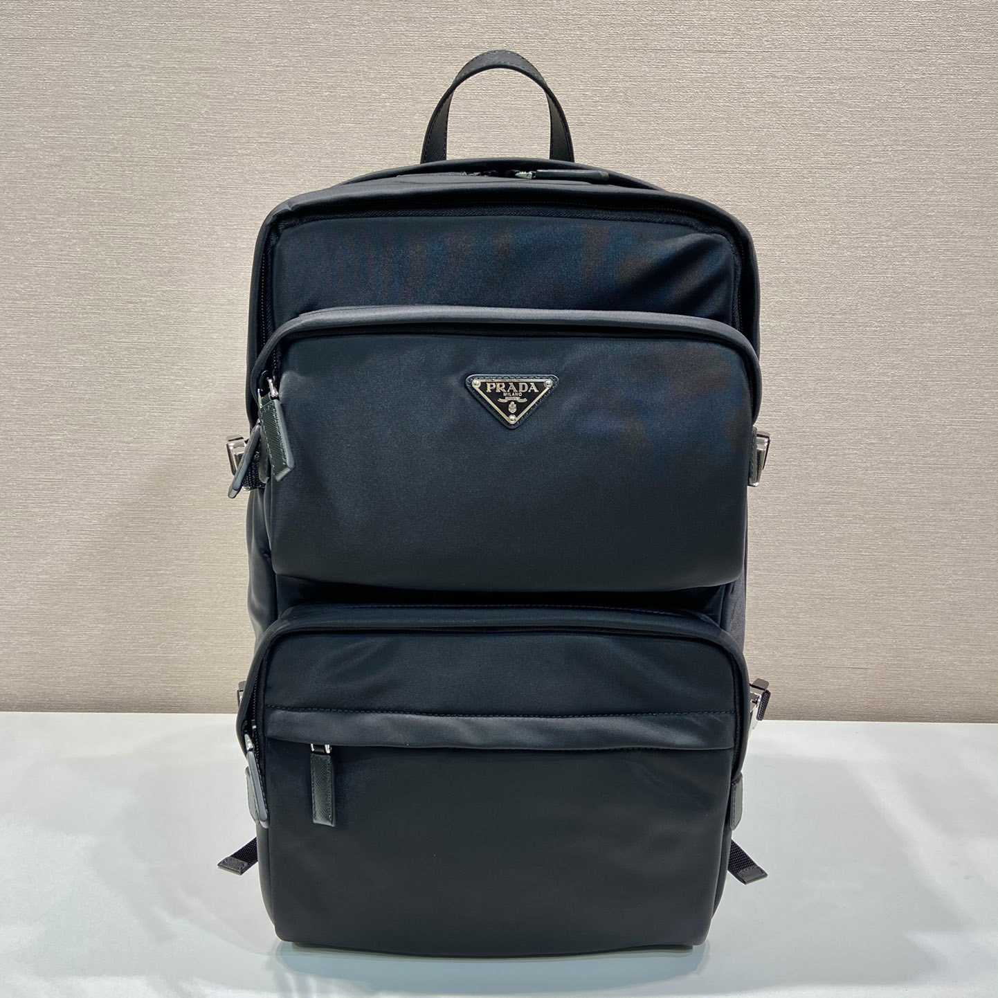 Prada Re-Nylon And Saffiano Leather Backpack - PerfectKickZ