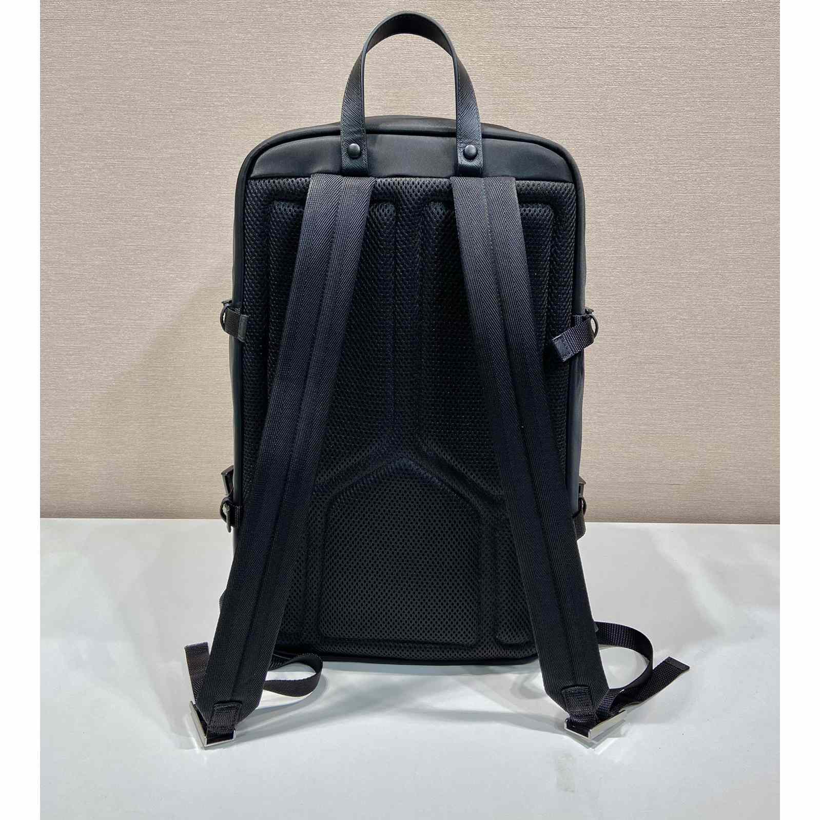 Prada Re-Nylon And Saffiano Leather Backpack - 