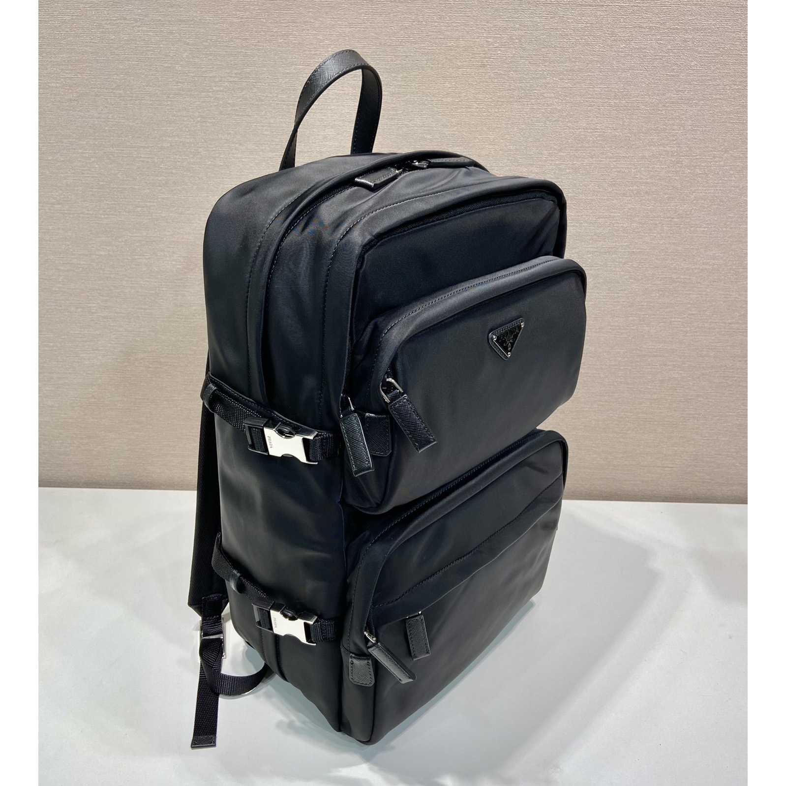 Prada Re-Nylon And Saffiano Leather Backpack - 
