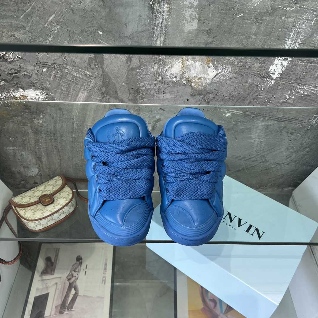 Lanvin Leather Curb XL Sneakers - PerfectKickZ