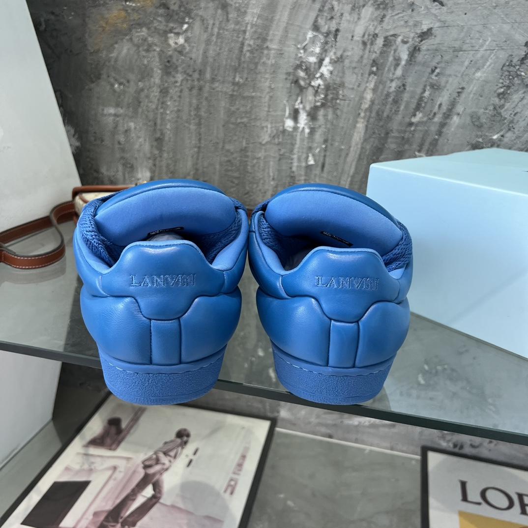 Lanvin Leather Curb XL Sneakers - PerfectKickZ