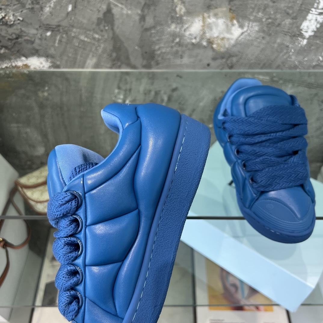 Lanvin Leather Curb XL Sneakers - PerfectKickZ
