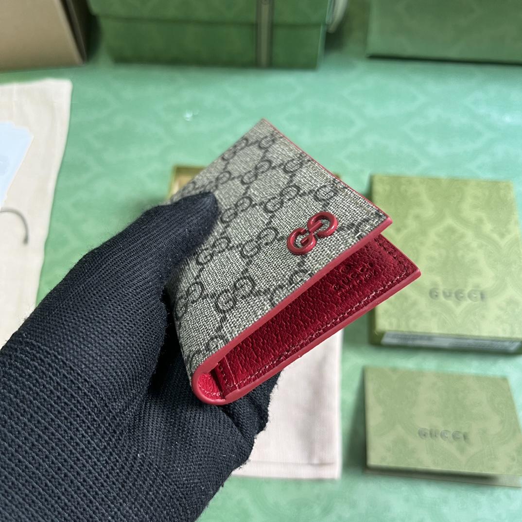 Gucci Long Card Case With GG Detail - PerfectKickZ
