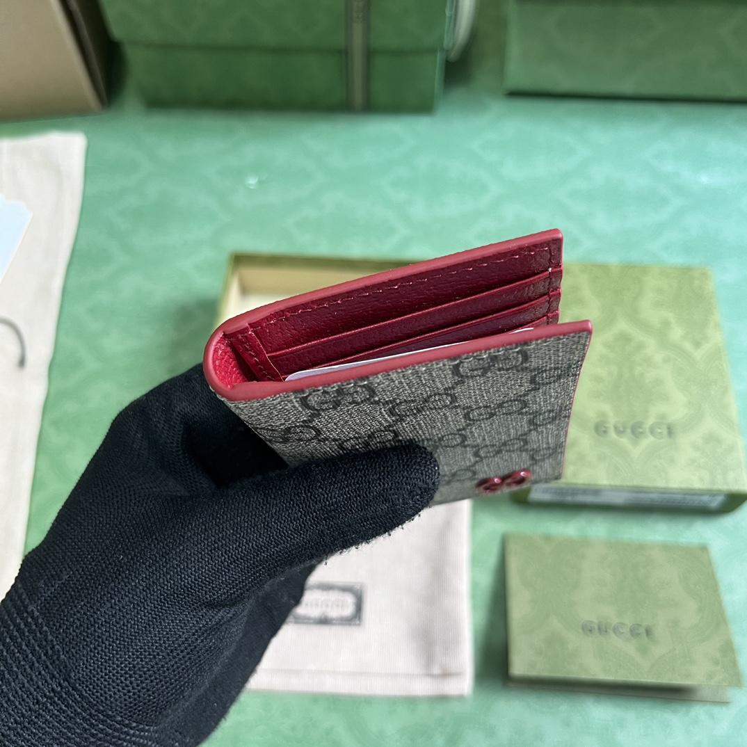 Gucci Long Card Case With GG Detail - PerfectKickZ