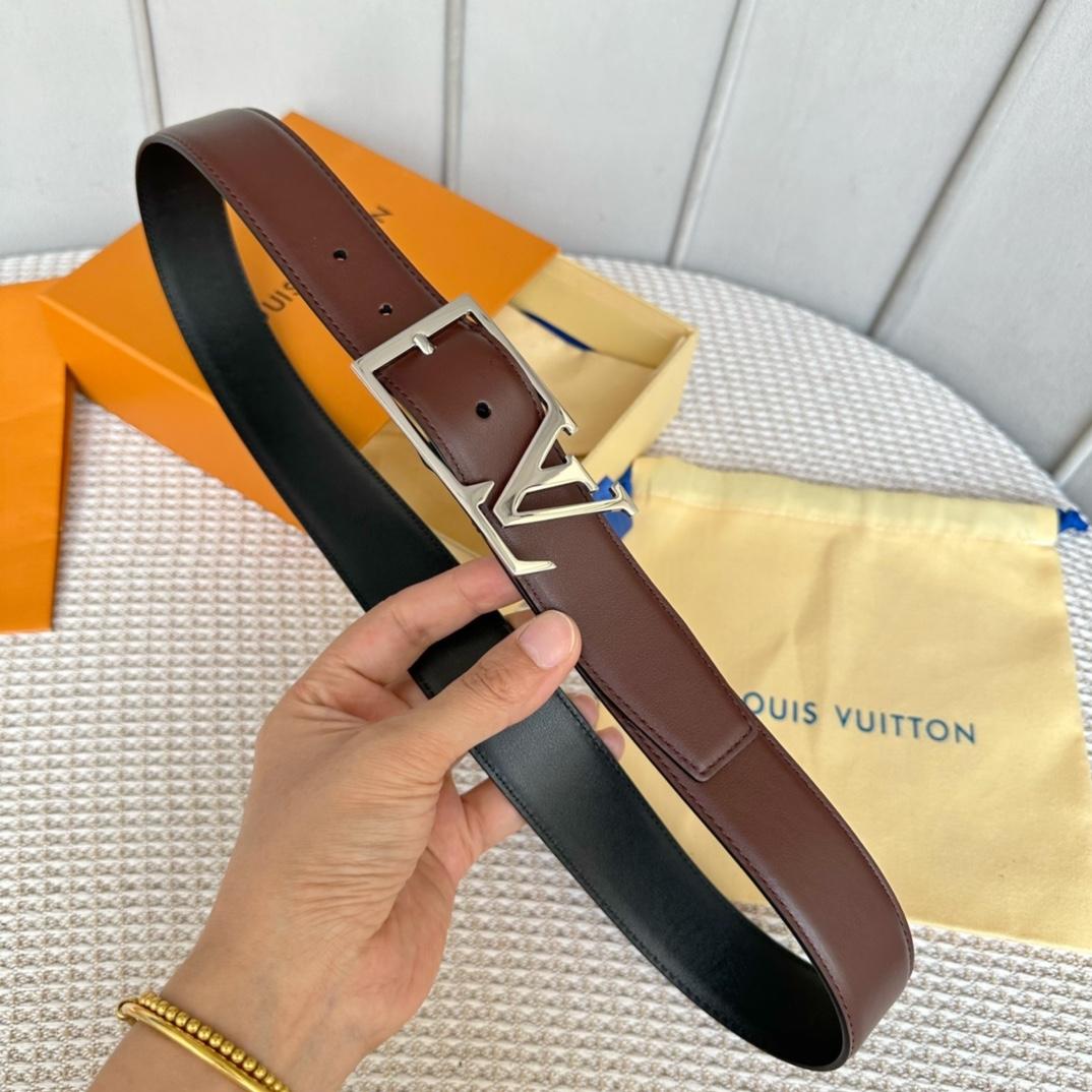 Louis Vuitton LV Skyline 35mm Belt - PerfectKickZ