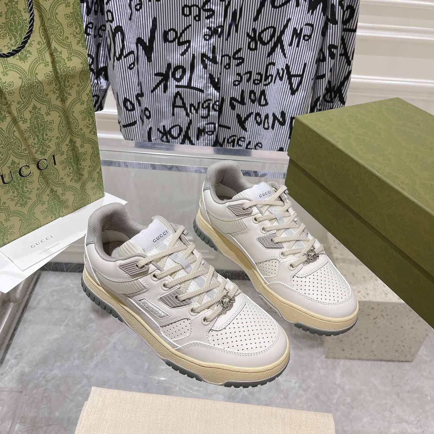 Gucci Distressed Effect Sneaker - PerfectKickZ