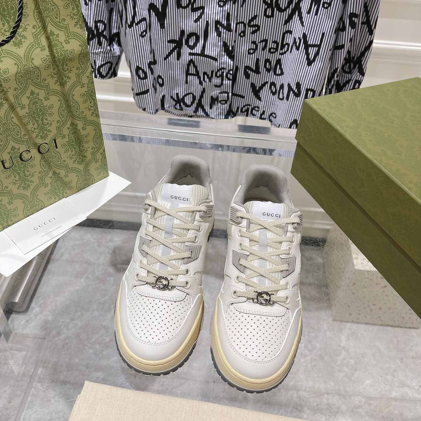 Gucci Distressed Effect Sneaker - PerfectKickZ