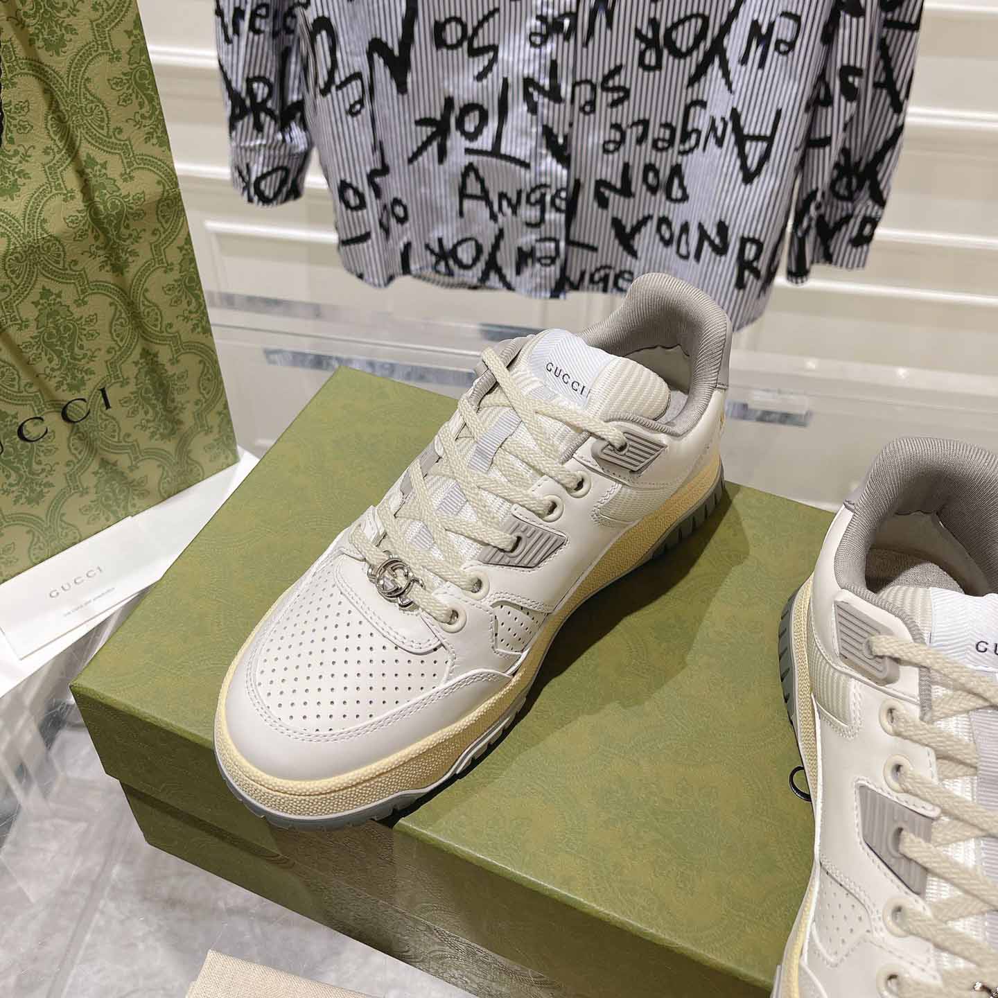 Gucci Distressed Effect Sneaker - PerfectKickZ