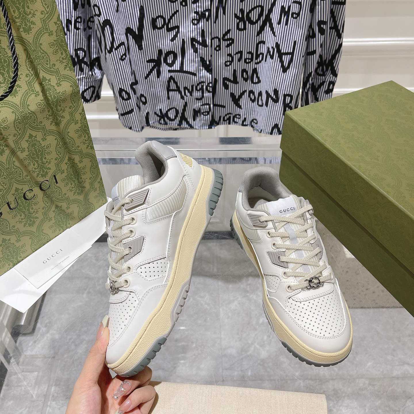Gucci Distressed Effect Sneaker - PerfectKickZ