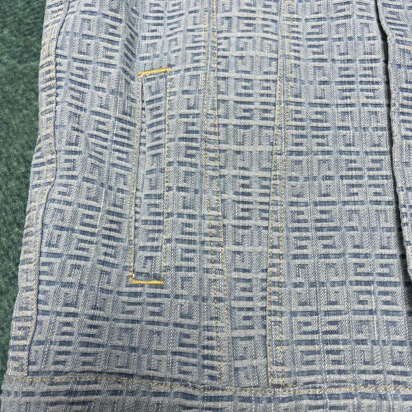 Givenchy 4G Denim Oversized Sleeveless Jacket - PerfectKickZ