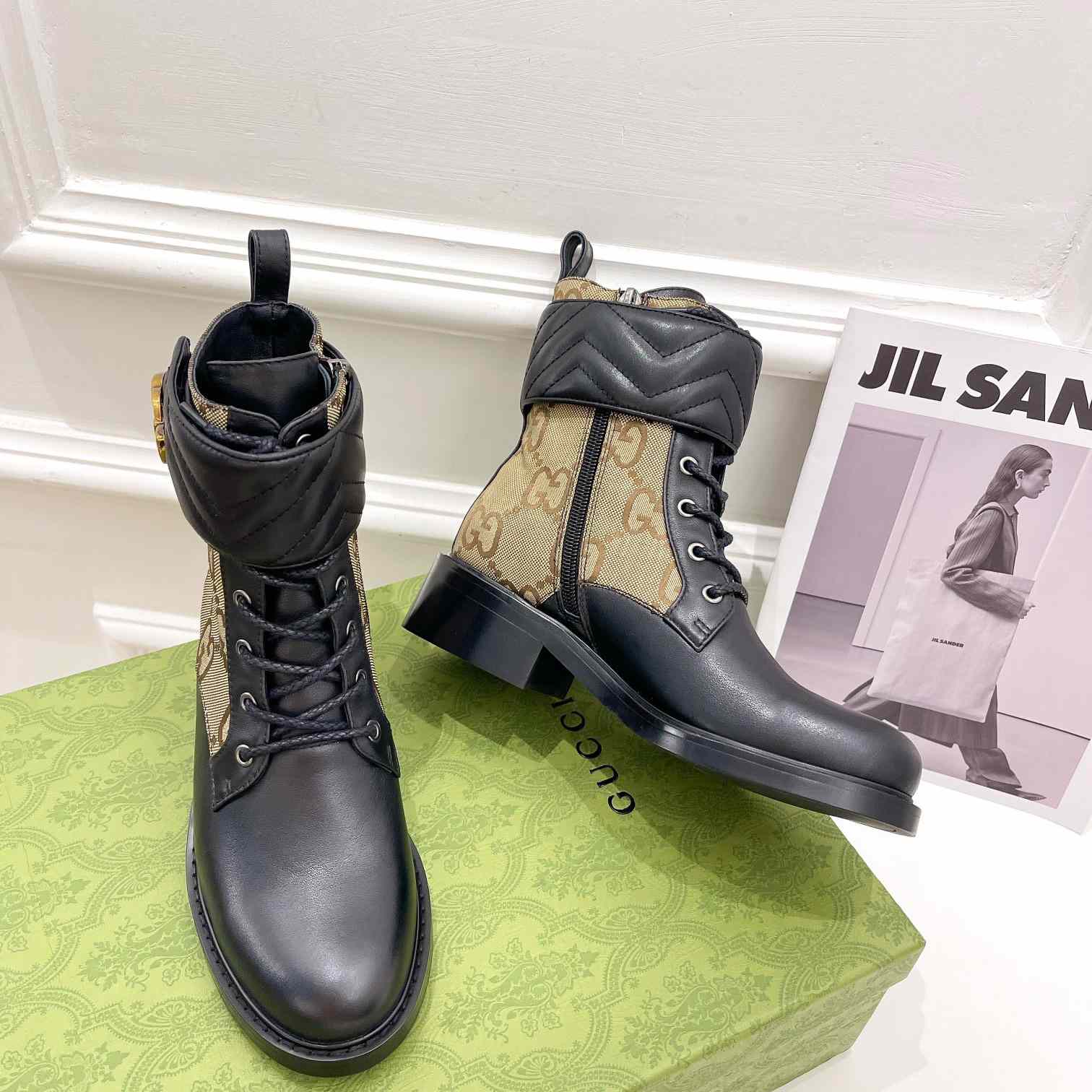 Gucci Women's Ankle Boot With Double G - PerfectKickZ