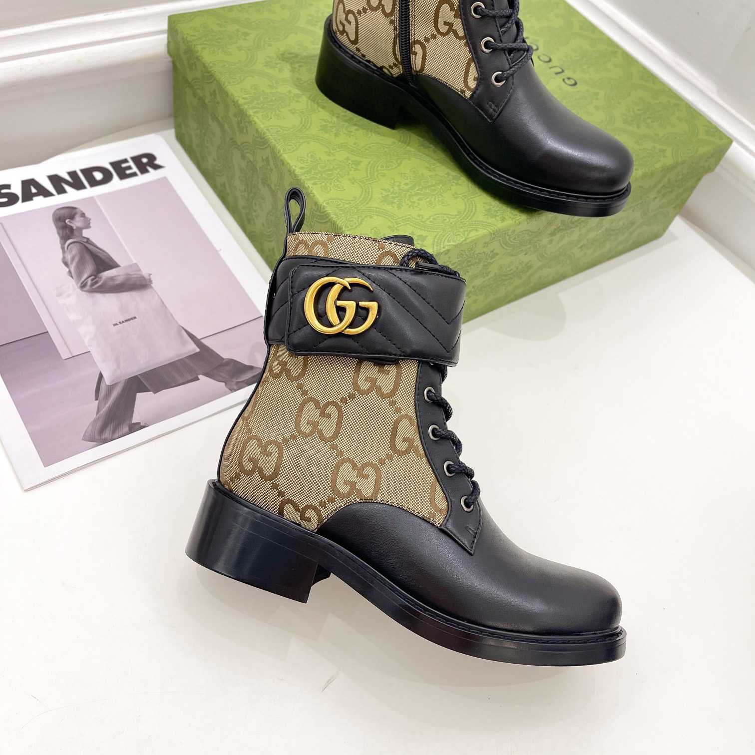 Gucci Women's Ankle Boot With Double G - PerfectKickZ
