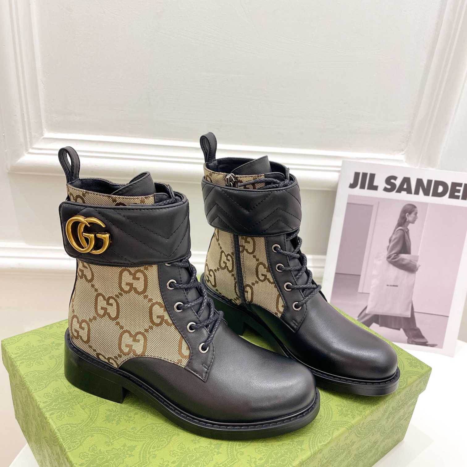 Gucci Women's Ankle Boot With Double G - PerfectKickZ