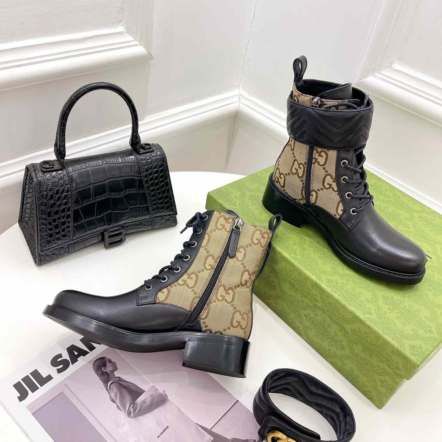 Gucci Women's Ankle Boot With Double G - PerfectKickZ