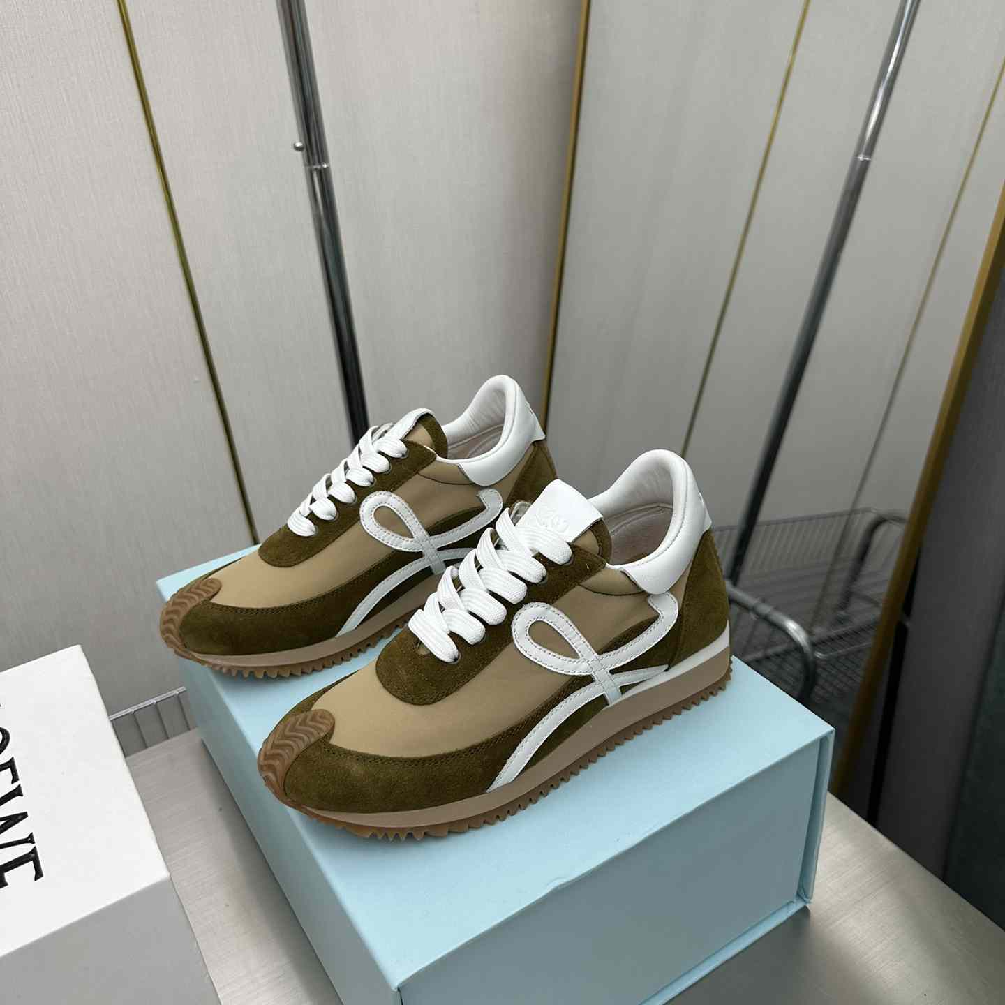 Loewe Flow Runner In Nylon And Suede - PerfectKickZ