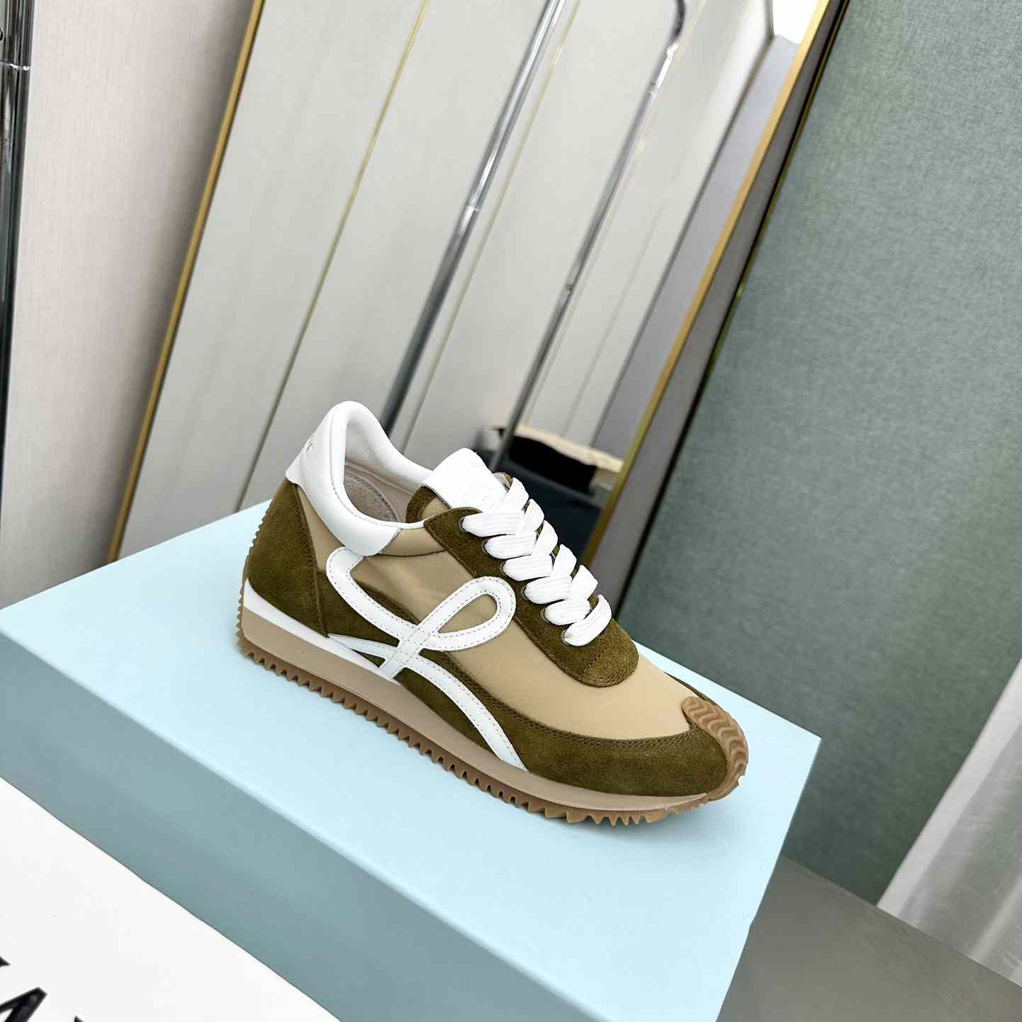 Loewe Flow Runner In Nylon And Suede - PerfectKickZ