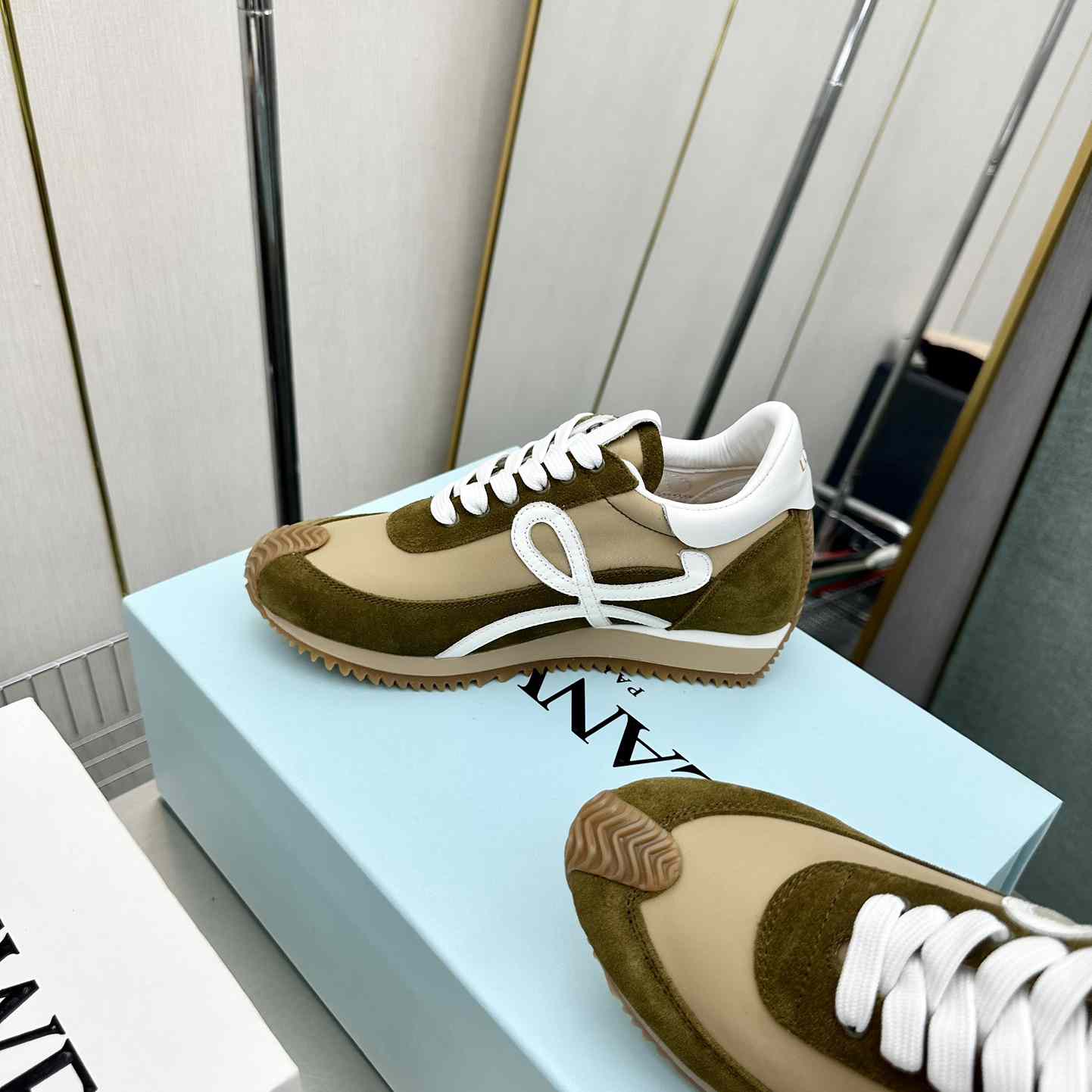 Loewe Flow Runner In Nylon And Suede - PerfectKickZ
