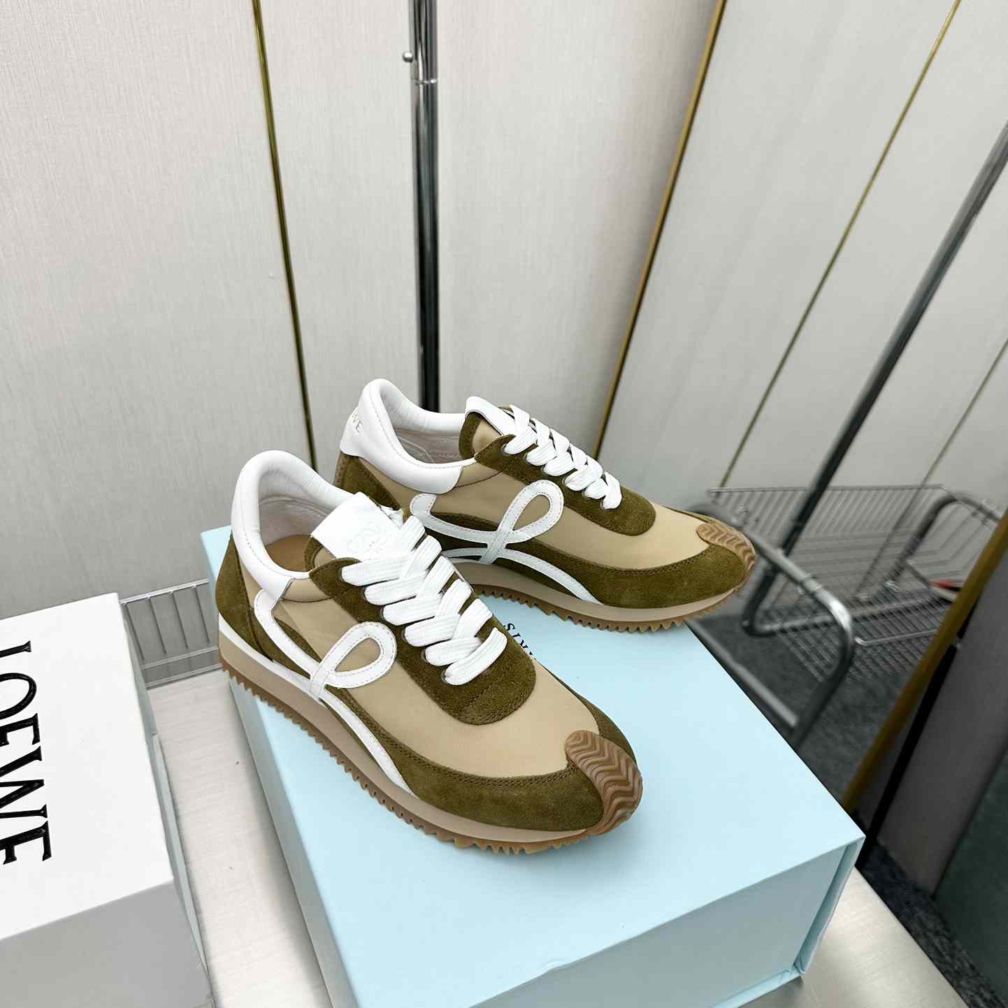 Loewe Flow Runner In Nylon And Suede - PerfectKickZ