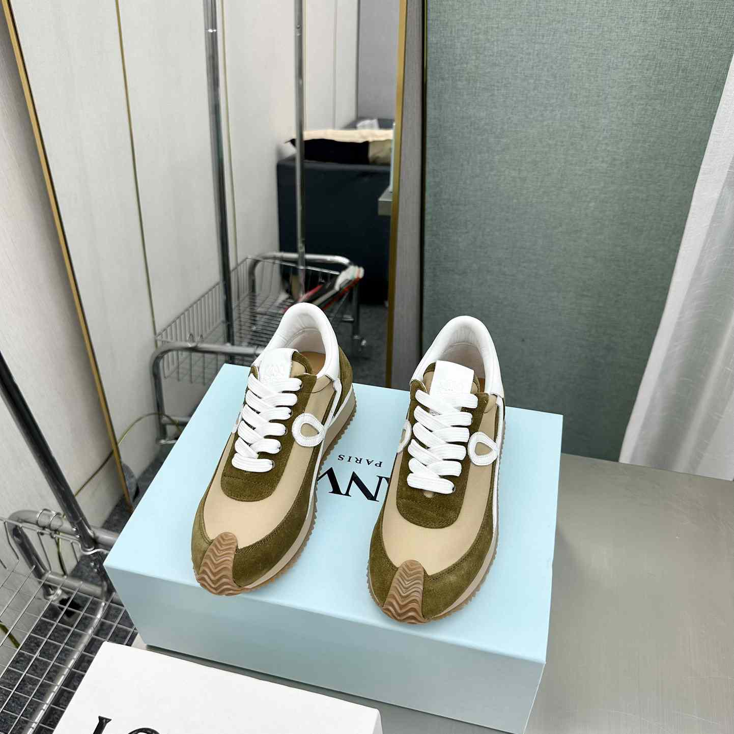 Loewe Flow Runner In Nylon And Suede - PerfectKickZ