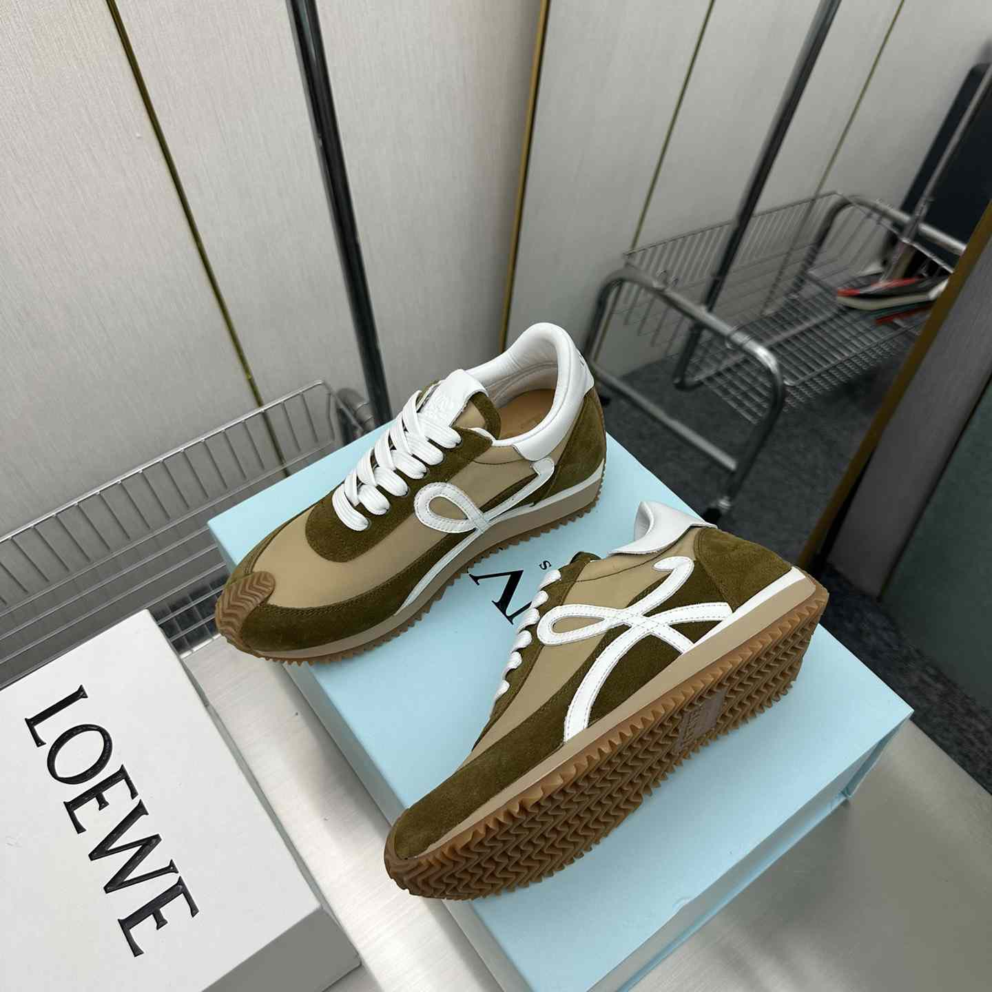 Loewe Flow Runner In Nylon And Suede - PerfectKickZ