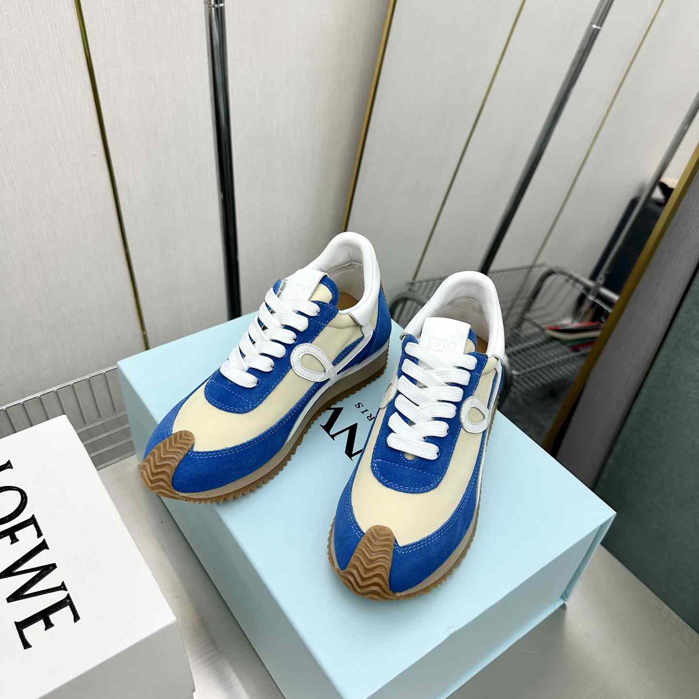 Loewe Flow Runner In Nylon And Suede - PerfectKickZ