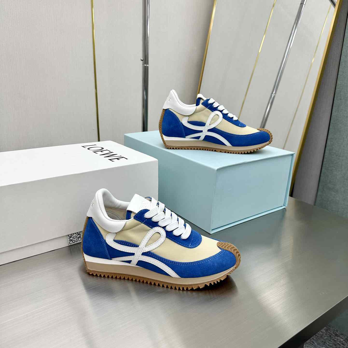 Loewe Flow Runner In Nylon And Suede - PerfectKickZ