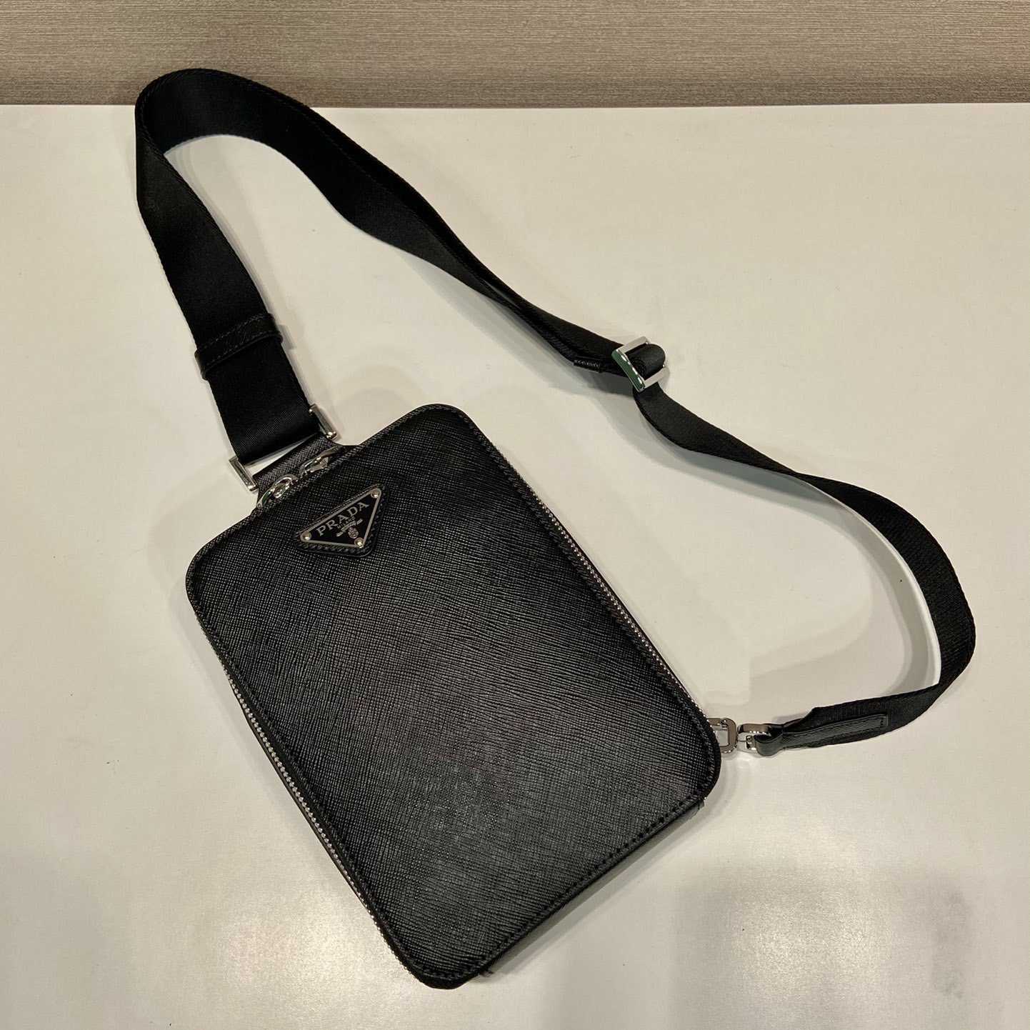 Prada Brique Saffiano Leather Bag - PerfectKickZ