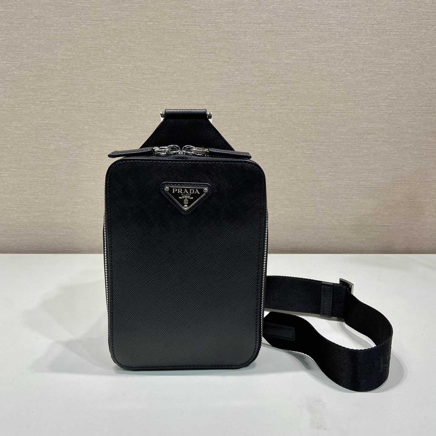 Prada Brique Saffiano Leather Bag - PerfectKickZ