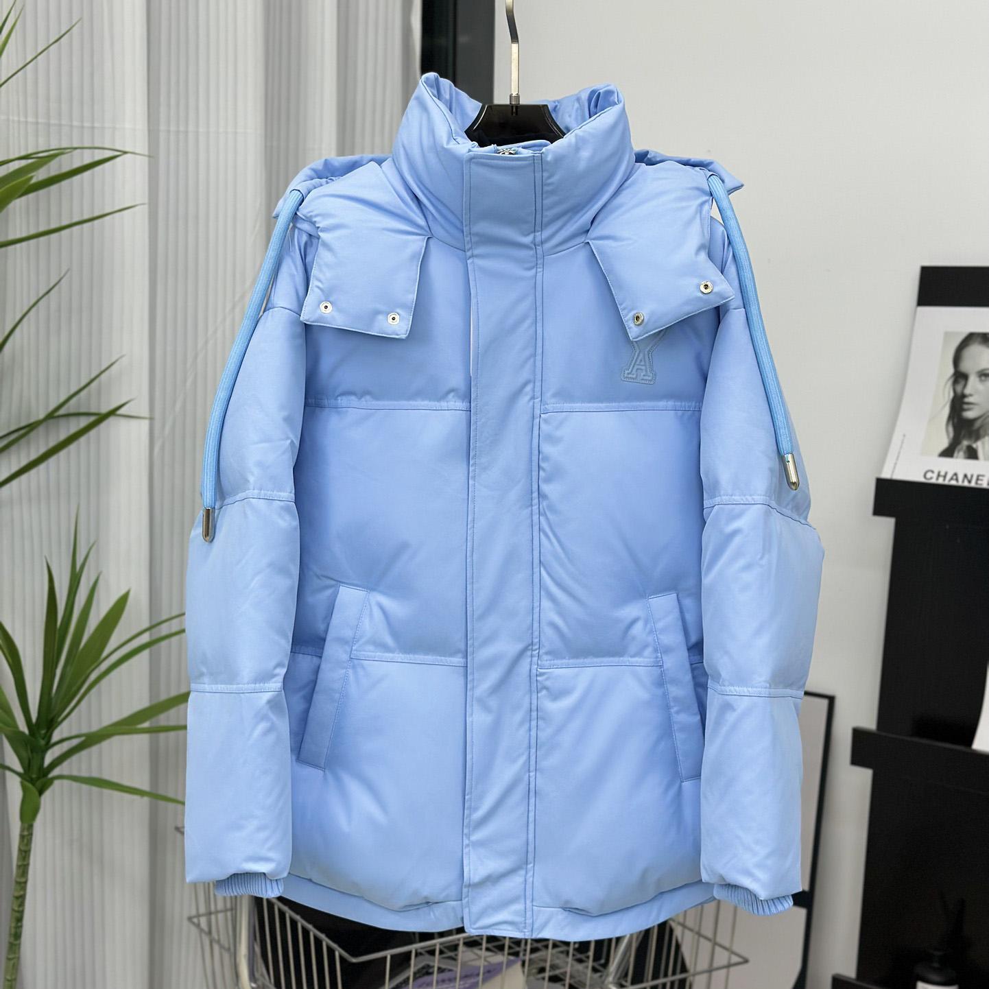 Ami Paris Ami De Coeur Puffer Jacket - PerfectKickZ