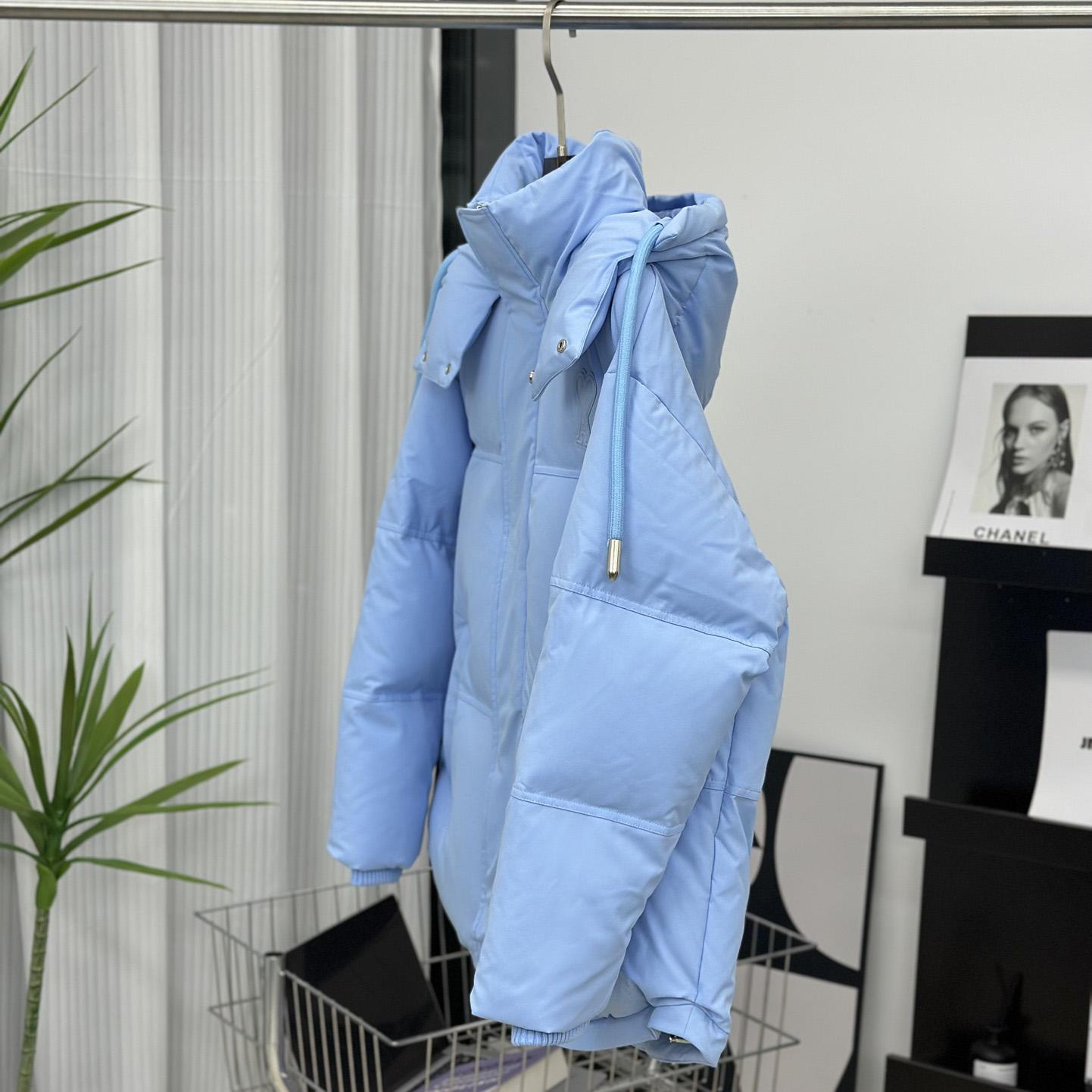 Ami Paris Ami De Coeur Puffer Jacket - PerfectKickZ