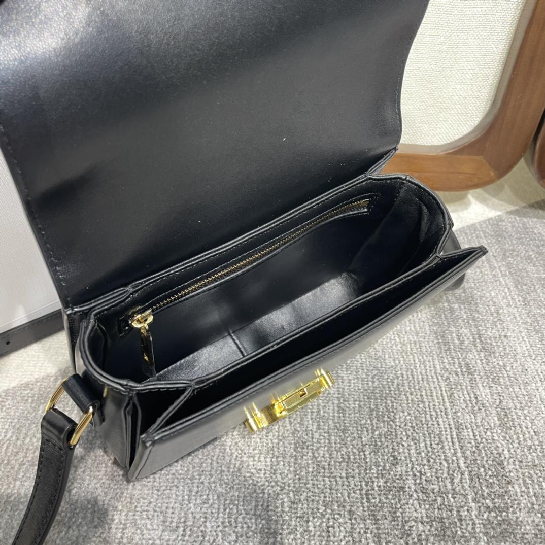 Celine Teen Triomphe Bag In Shiny Calfskin - PerfectKickZ