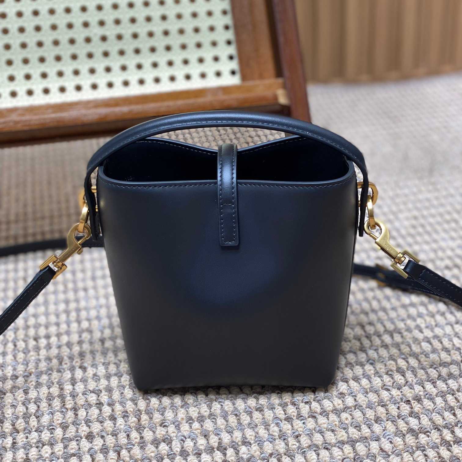 Saint Laurent Le 37 Mini In Shiny Leather - PerfectKickZ