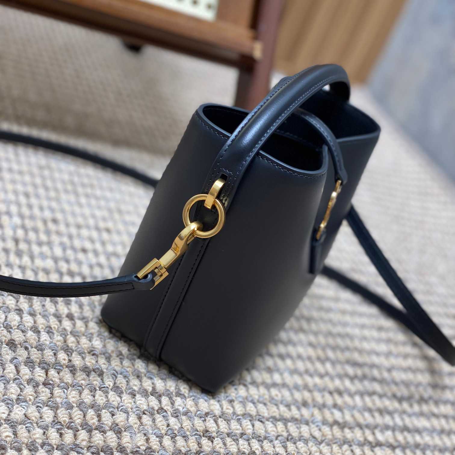 Saint Laurent Le 37 Mini In Shiny Leather - PerfectKickZ