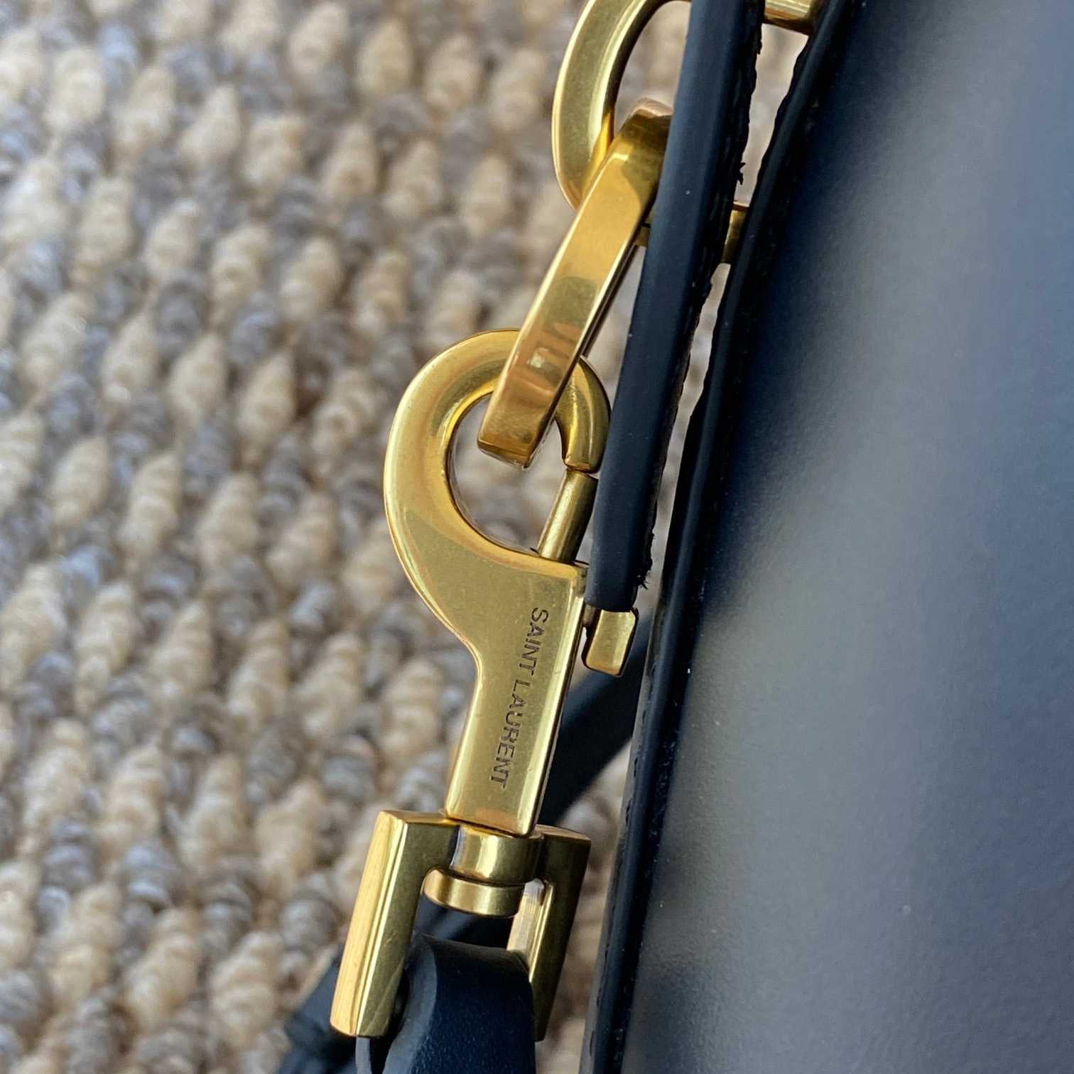 Saint Laurent Le 37 Mini In Shiny Leather - PerfectKickZ
