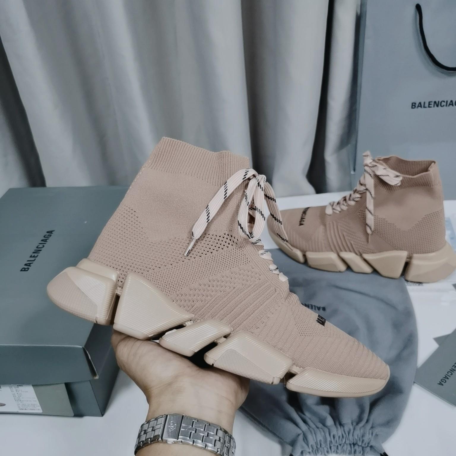 Balenciaga Speed 2.0 Lace Up Shoes - PerfectKickZ
