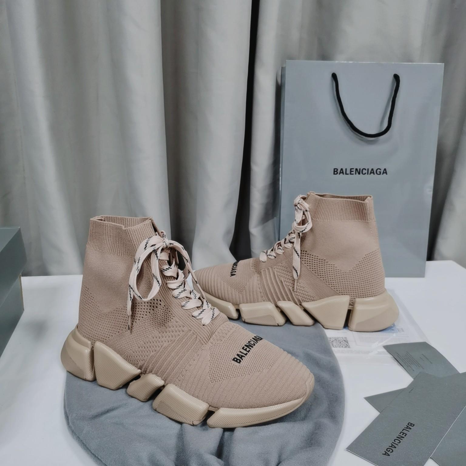Balenciaga Speed 2.0 Lace Up Shoes - PerfectKickZ