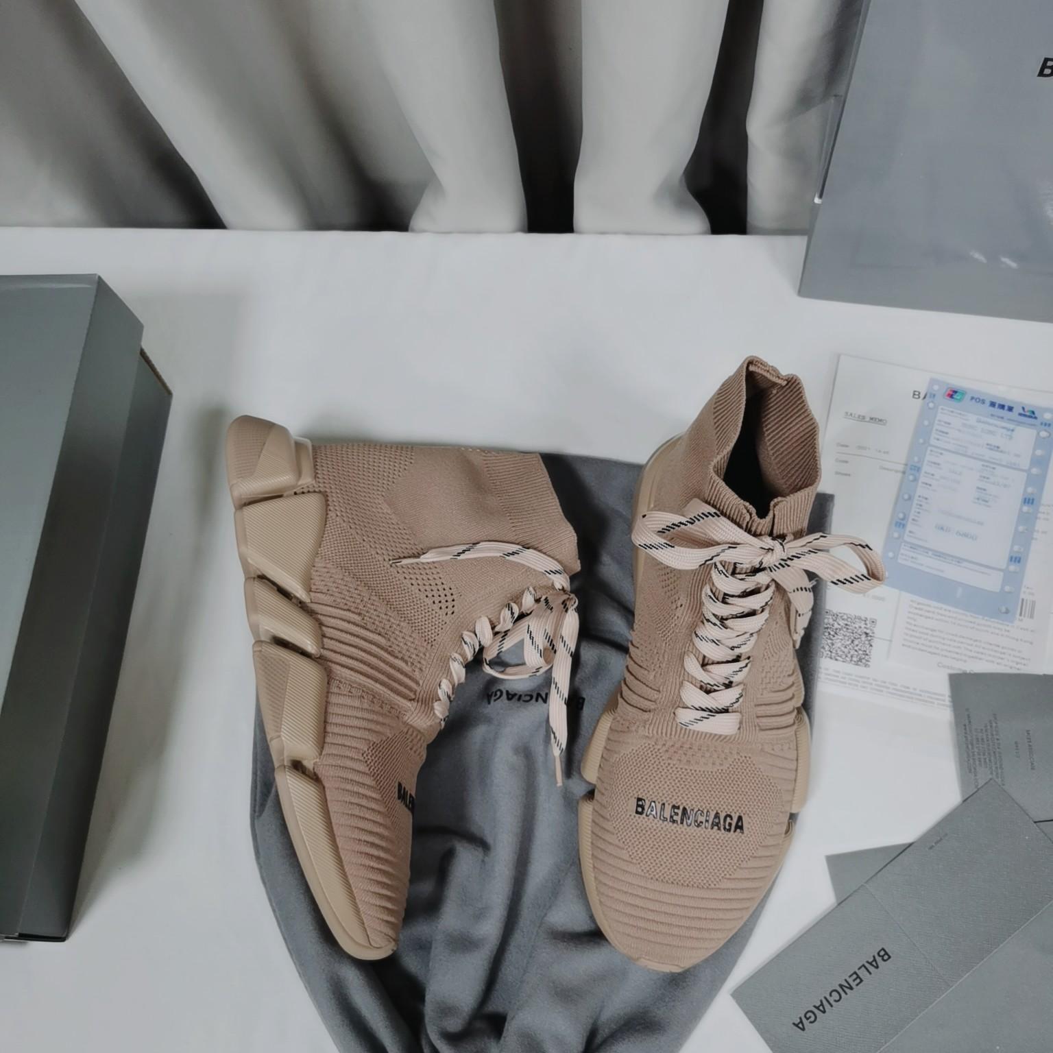 Balenciaga Speed 2.0 Lace Up Shoes - PerfectKickZ